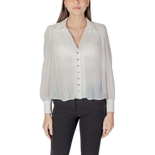 Morgan De Toi White Polyester Shirt - Effortlessly Chic