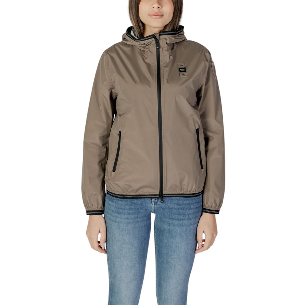 Blauer Women's NAY 25SBLDC11237 007110 Green Polyamide Jacket