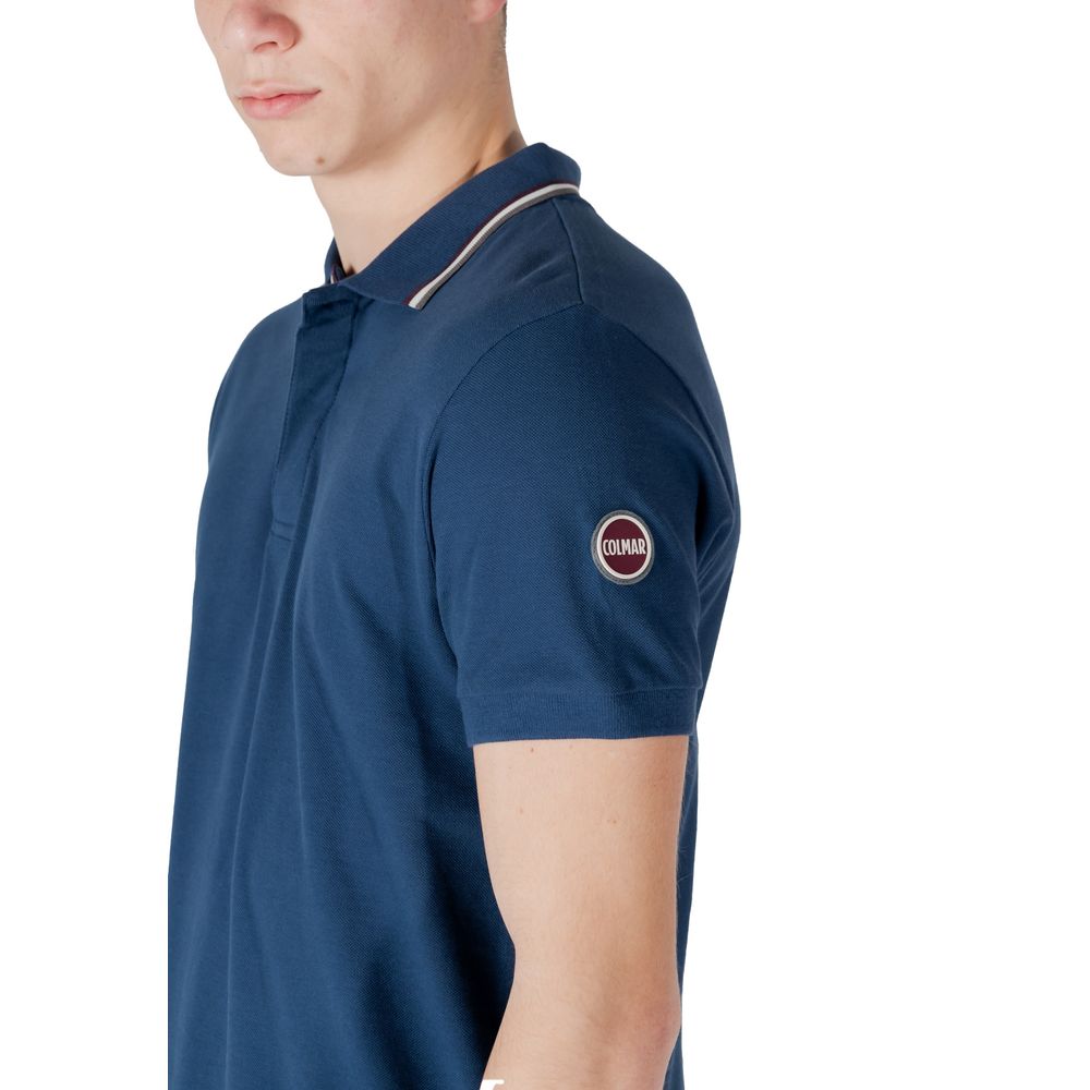 Colmar Originals Blue Cotton Polo Shirt - Style Meets Comfort