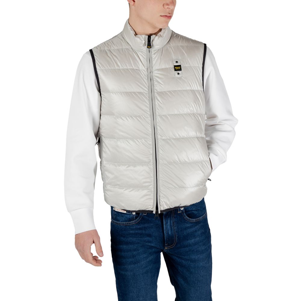 Blauer Gray Polyamide Sleeveless Jacket