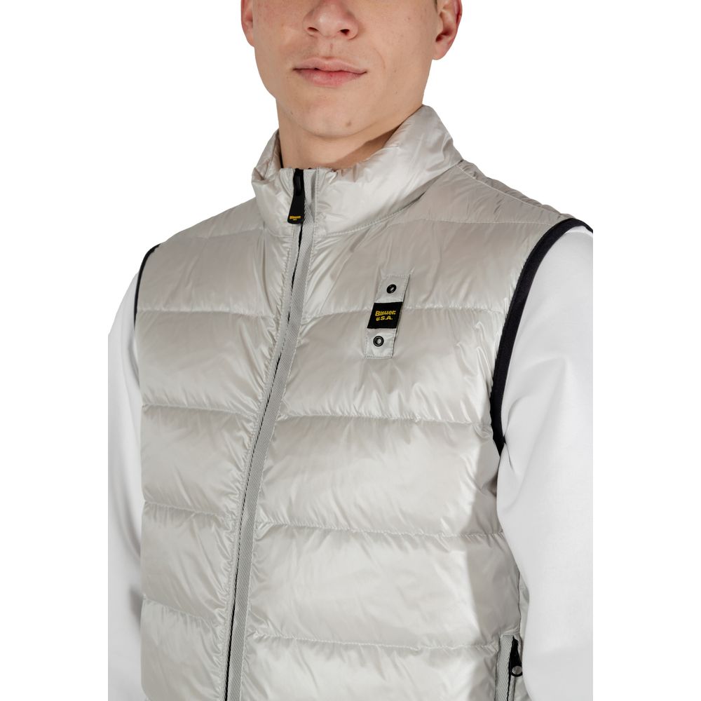 Blauer Gray Polyamide Sleeveless Jacket