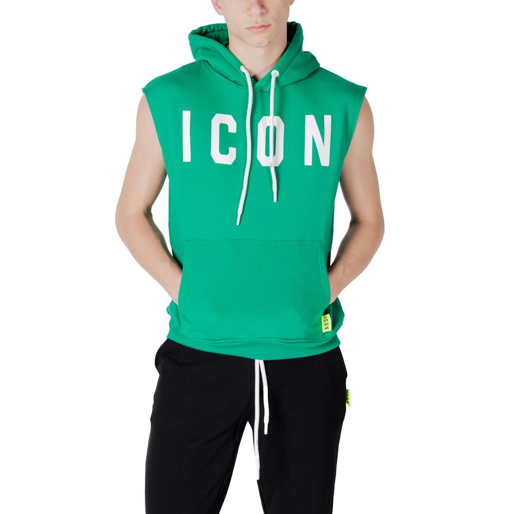 Icon Green Cotton Hoody