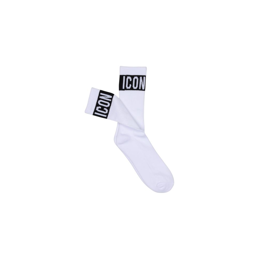 Icon White Cotton Sock - Ultimate Comfort and Style