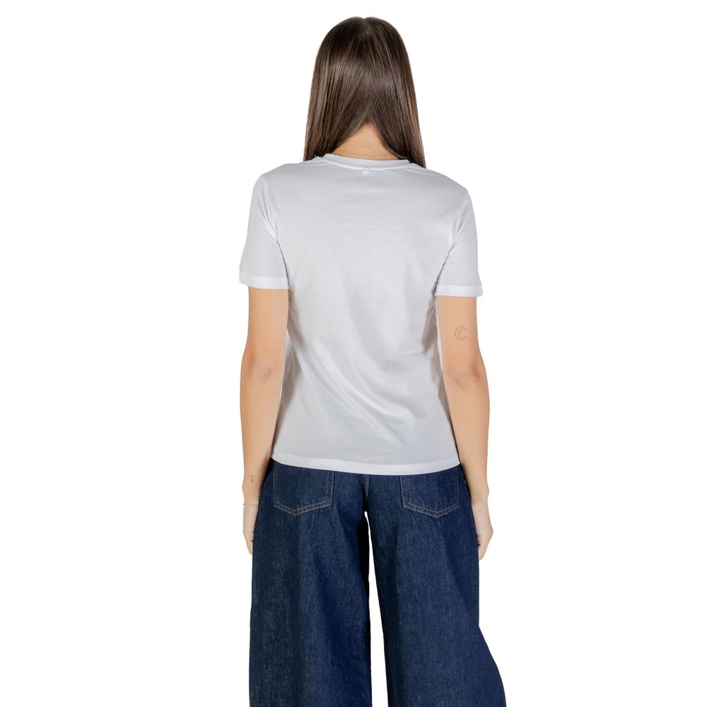 ONLADELINA S/S TEE CS JRS Women's White Cotton T-Shirt