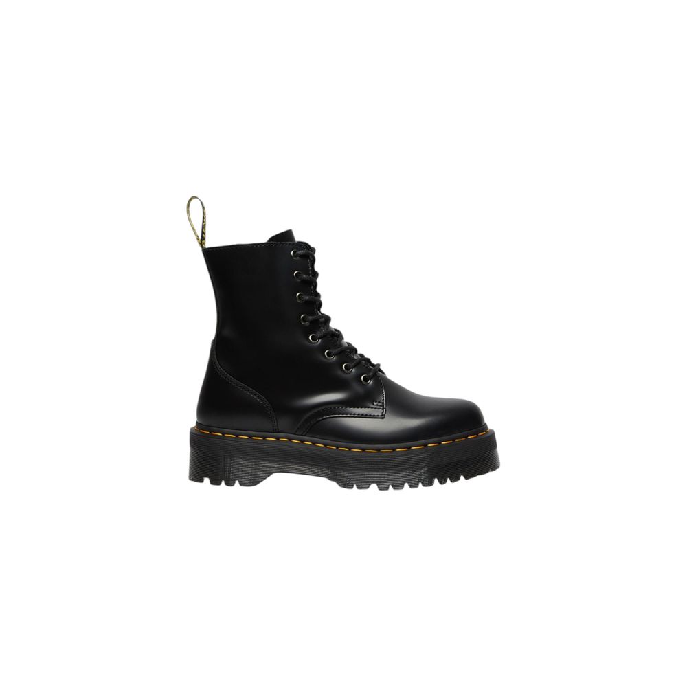 Dr. Martens Jadon Polished Smooth Black Leather Ankle Boots