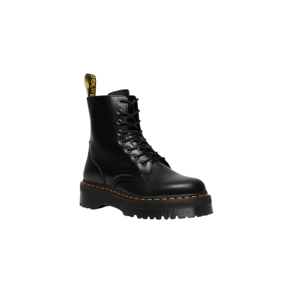 Dr. Martens Jadon Polished Smooth Black Leather Ankle Boots