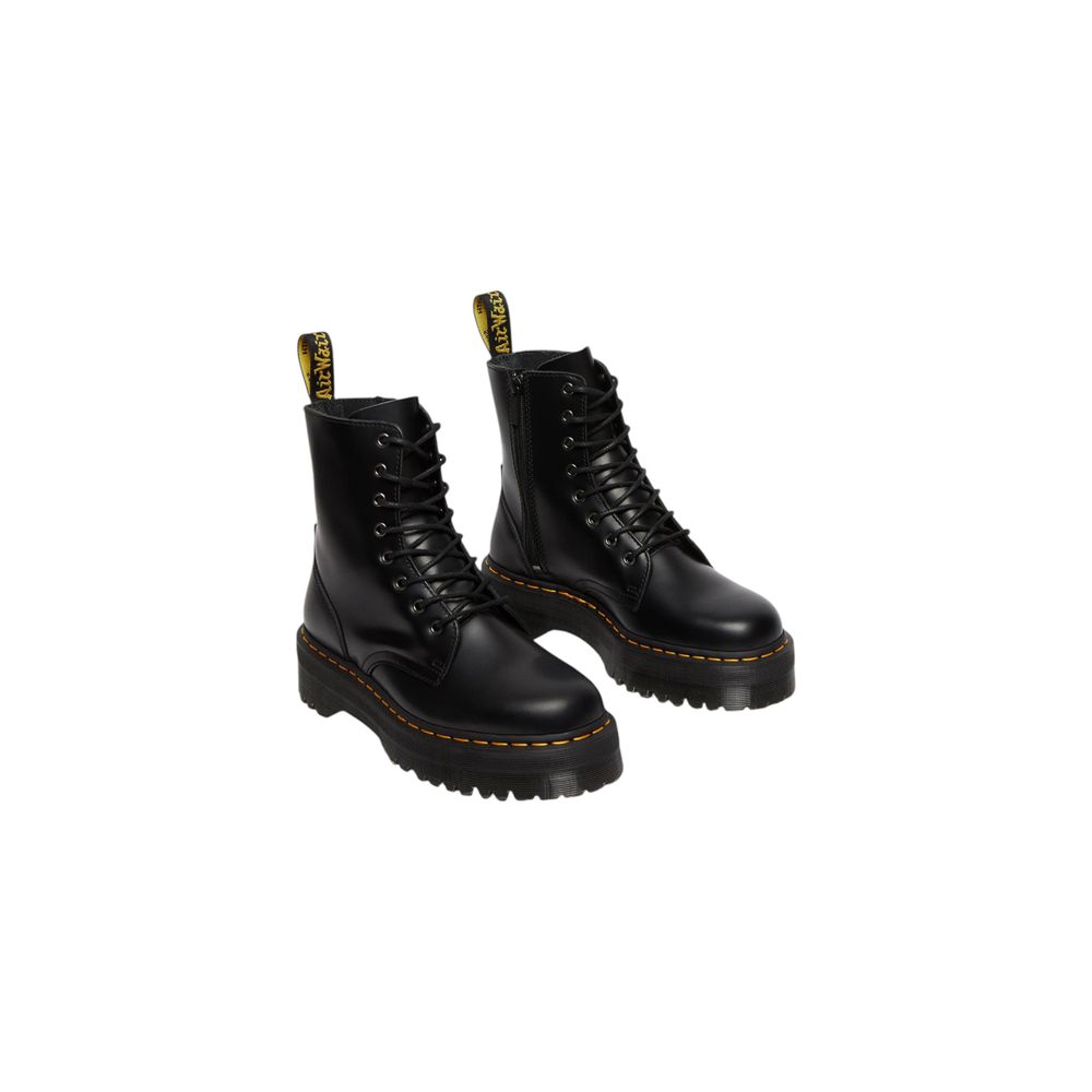 Dr. Martens Jadon Polished Smooth Black Leather Ankle Boots