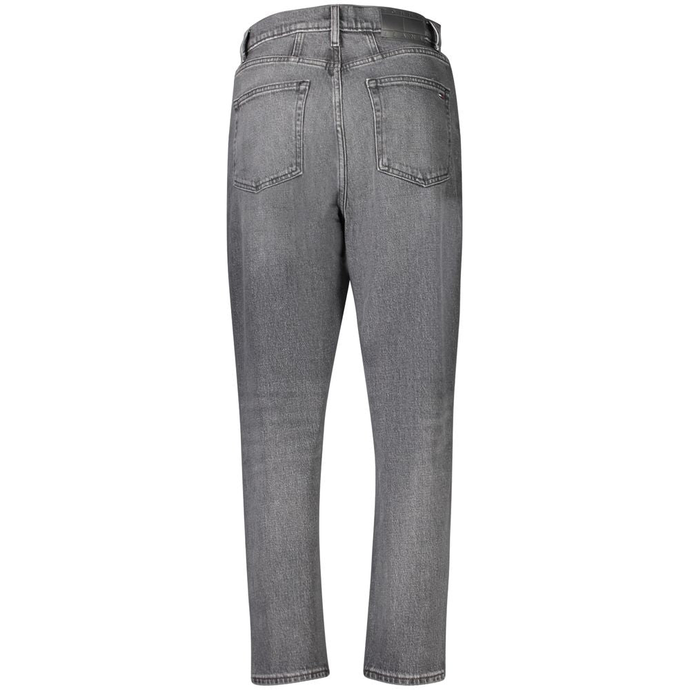 Tommy Hilfiger Ultra High Tapered Mom Jeans - Black Cotton