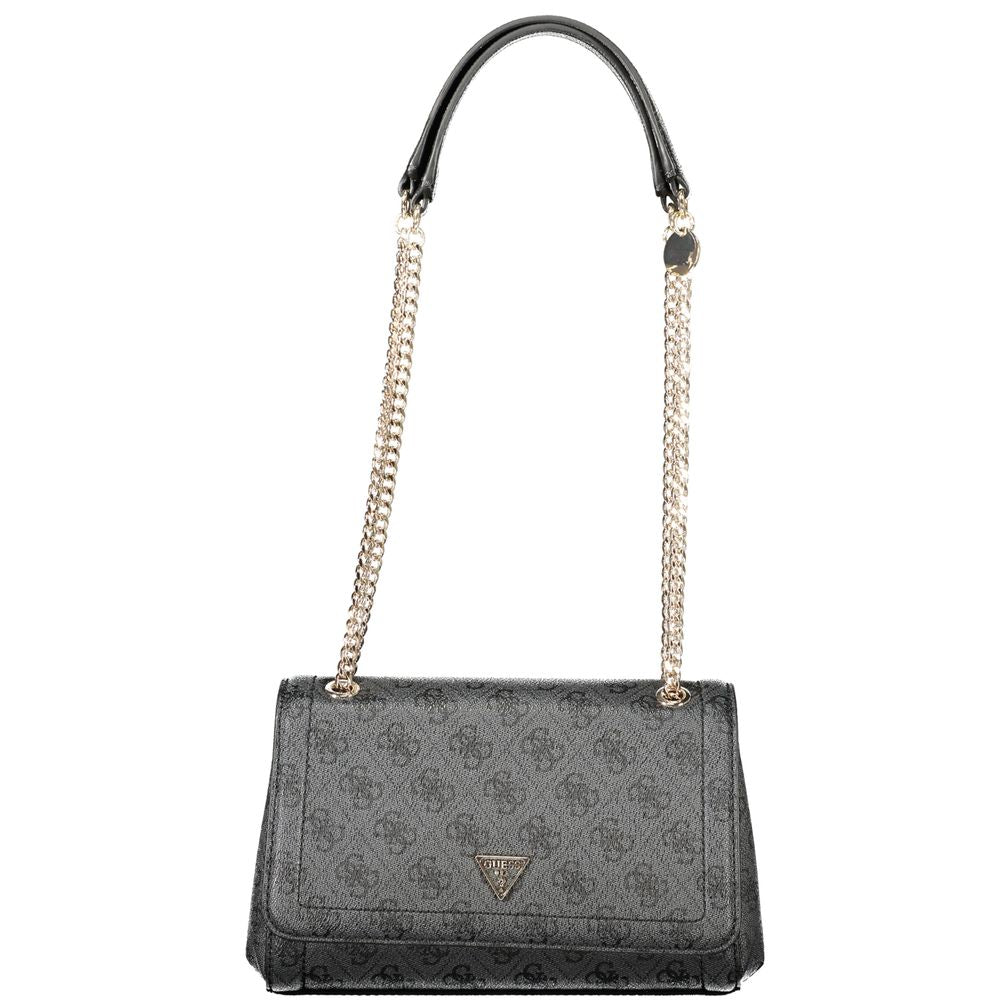 Guess Jeans Black Polyethylene Women Handbag - Noelle II