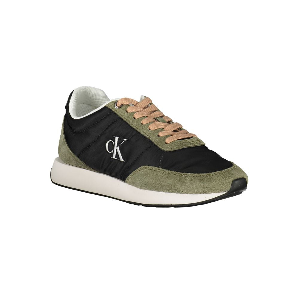Calvin Klein Black Leather Women Sneakers