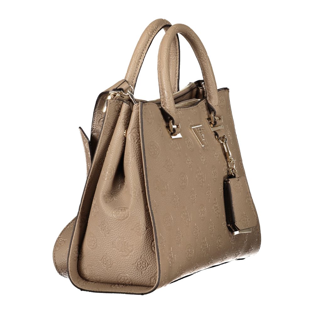 Guess Jeans Brown Polyethylene Women Handbag - Cresidia II