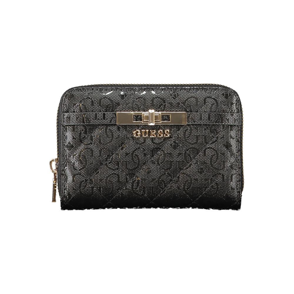Guess Jeans Black Polyethylene Women Wallet - IDRA SLG