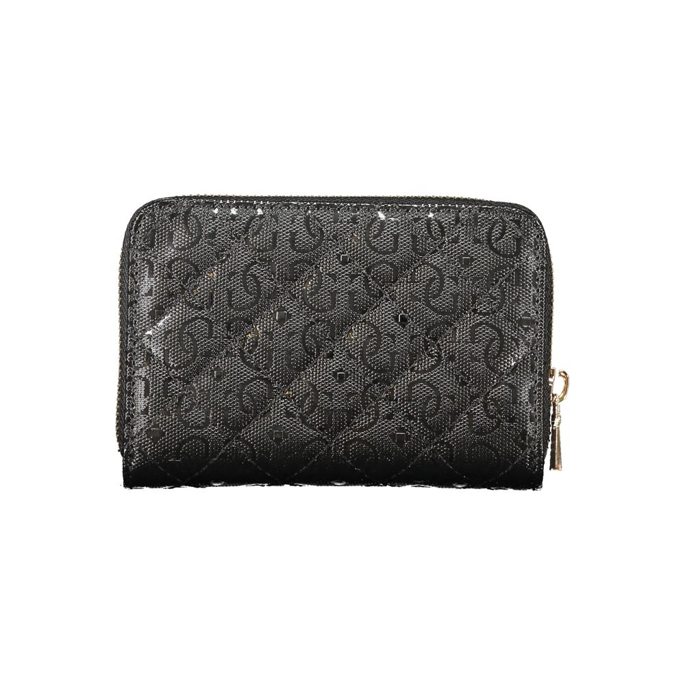 Guess Jeans Black Polyethylene Women Wallet - IDRA SLG