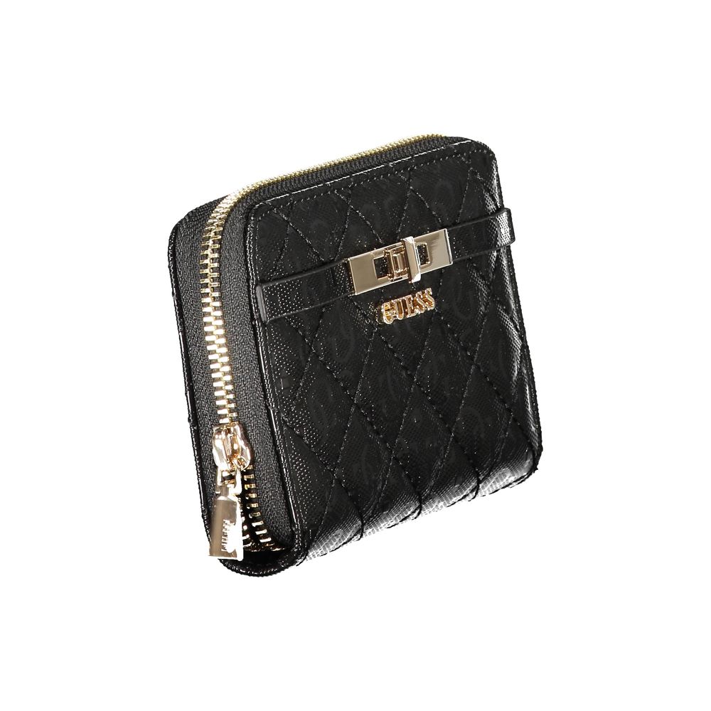 Guess Jeans Black Polyethylene Women Wallet - IDRA SLG