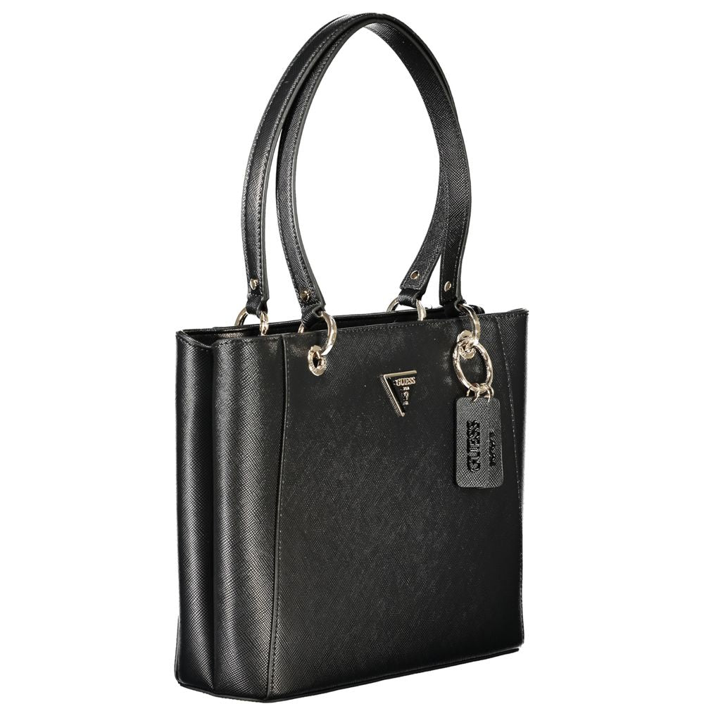 Guess Jeans Black Polyethylene Noelle II Handbag