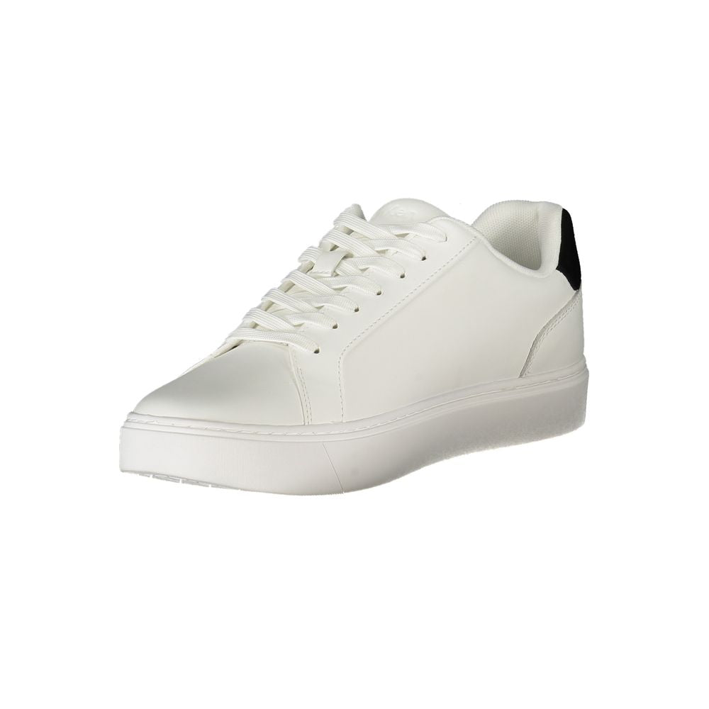 Calvin Klein White Leather Men Sneakers