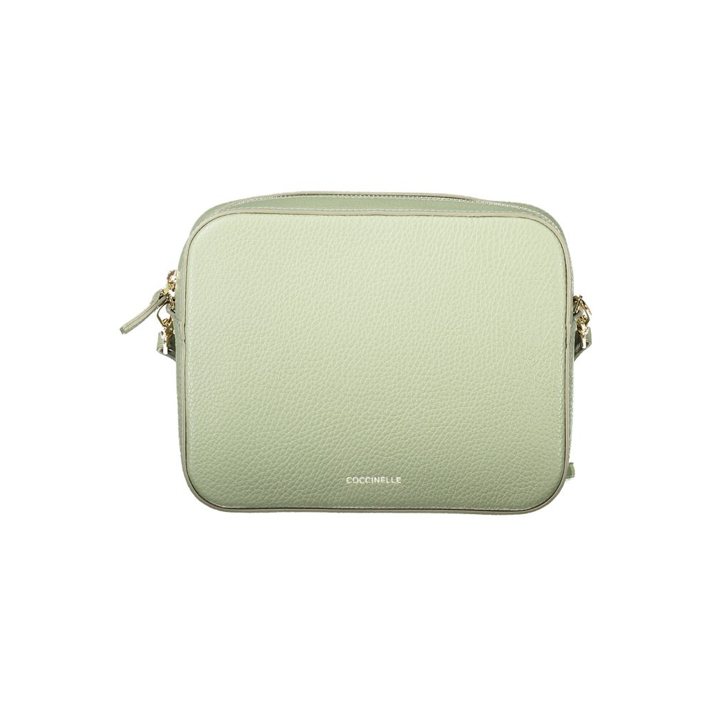 Coccinelle Green Leather Women Handbag - Mini Tebe