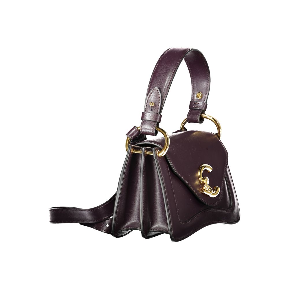 Coccinelle Purple Leather C-ME Calf Bag