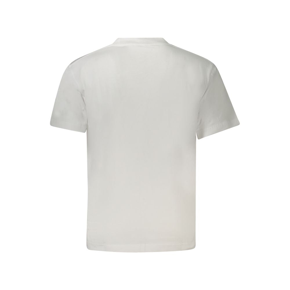 Vans White Cotton Men T-Shirt