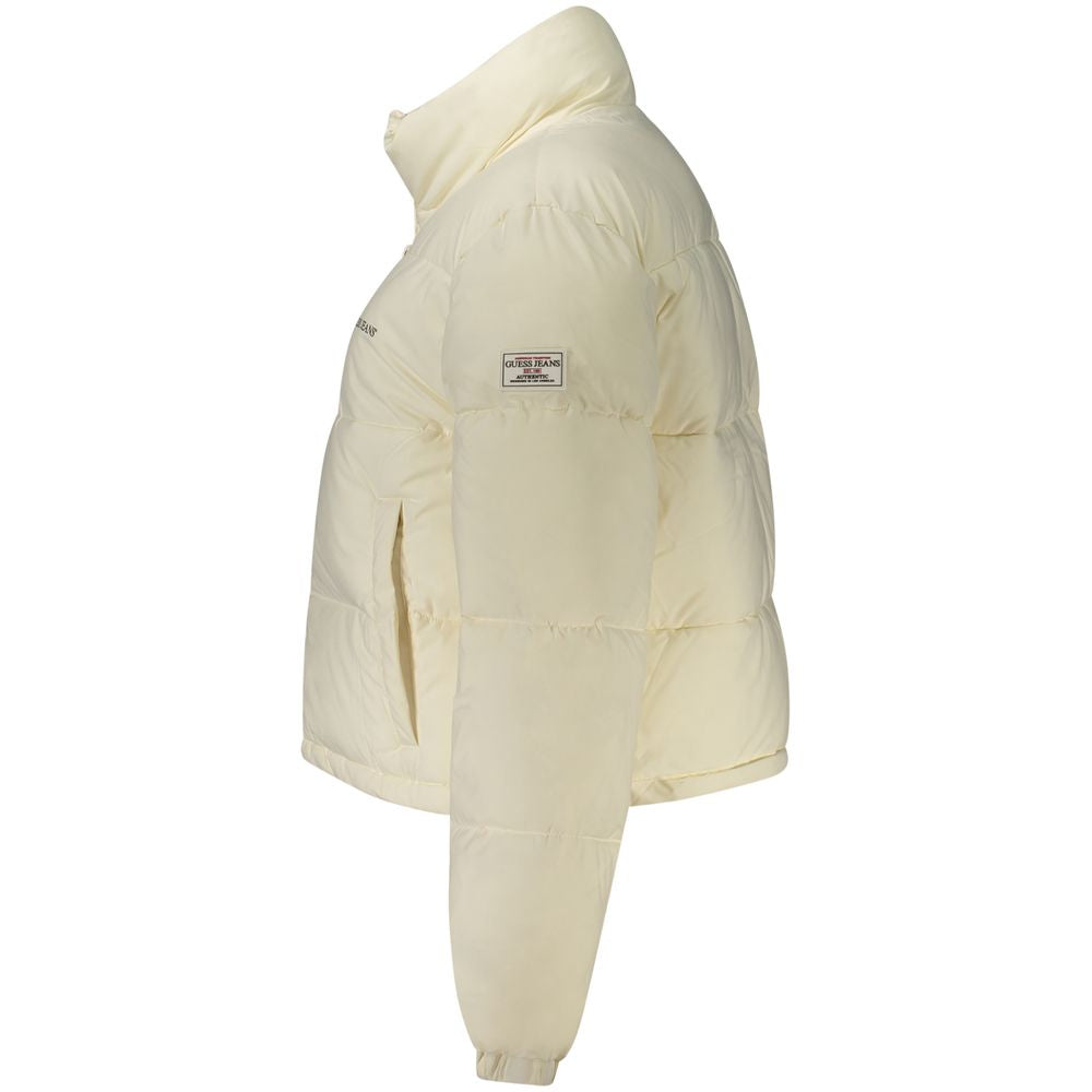Guess Jeans White Polyester Women Jacket