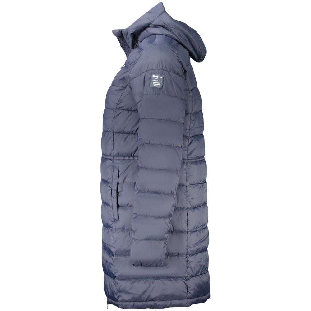 Pepe Jeans Blue Polyamide Women's Jacket - Sally Long Style