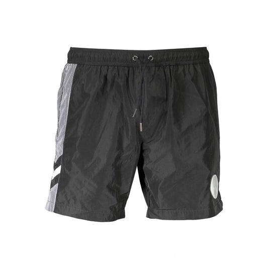 Karl Lagerfeld Black Polyester Swimwear - Medium Sea Boxer