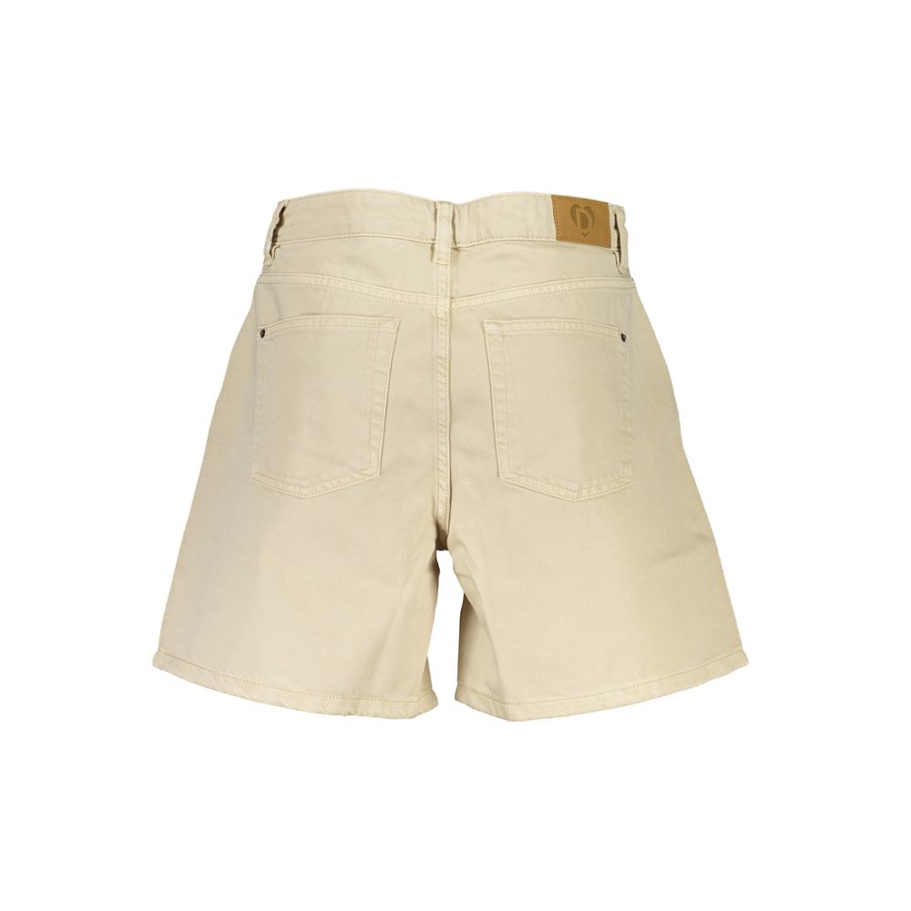Desigual Beige Cotton Short Jeans