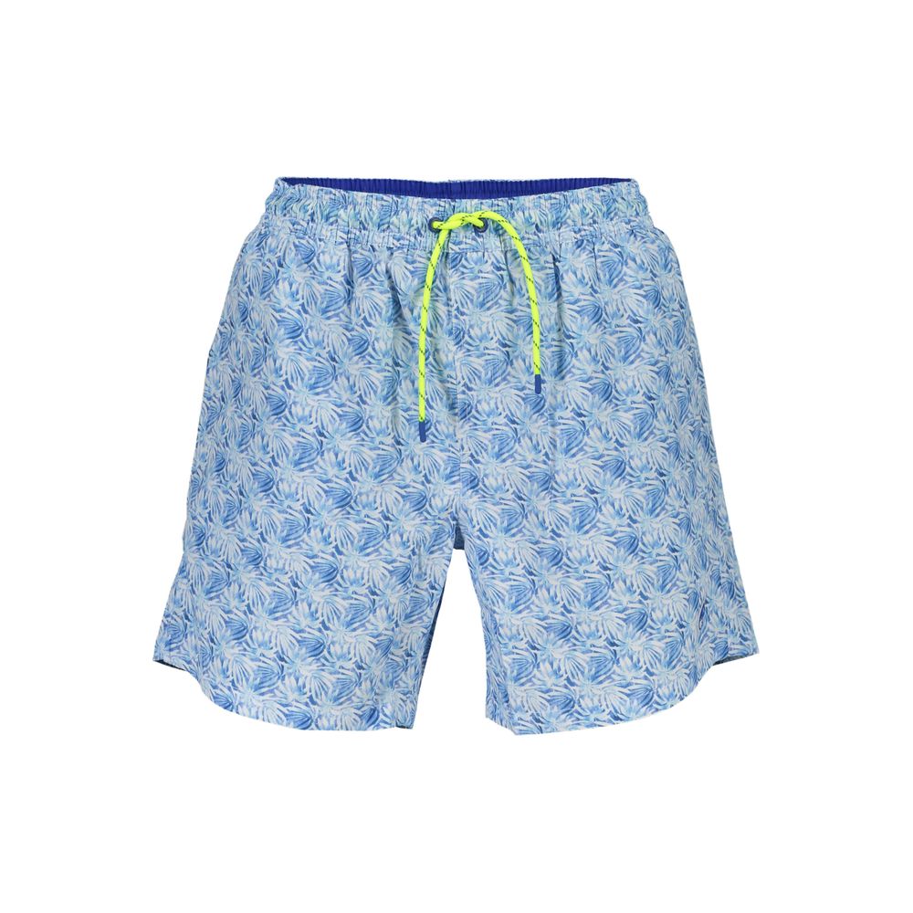 North Sails Blue Polyester Swimwear - Men's Swimming Boxer