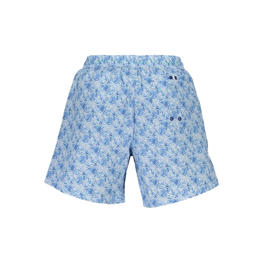 North Sails Blue Polyester Swimwear - Men's Swimming Boxer