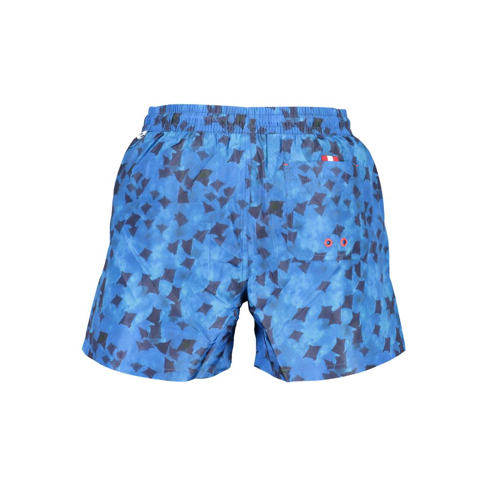 North Sails Blue Polyester Swimwear - Performance Swimming Boxer