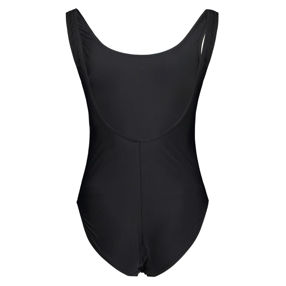 Fila Black Elastane Swimwear One-Piece Swimsuit