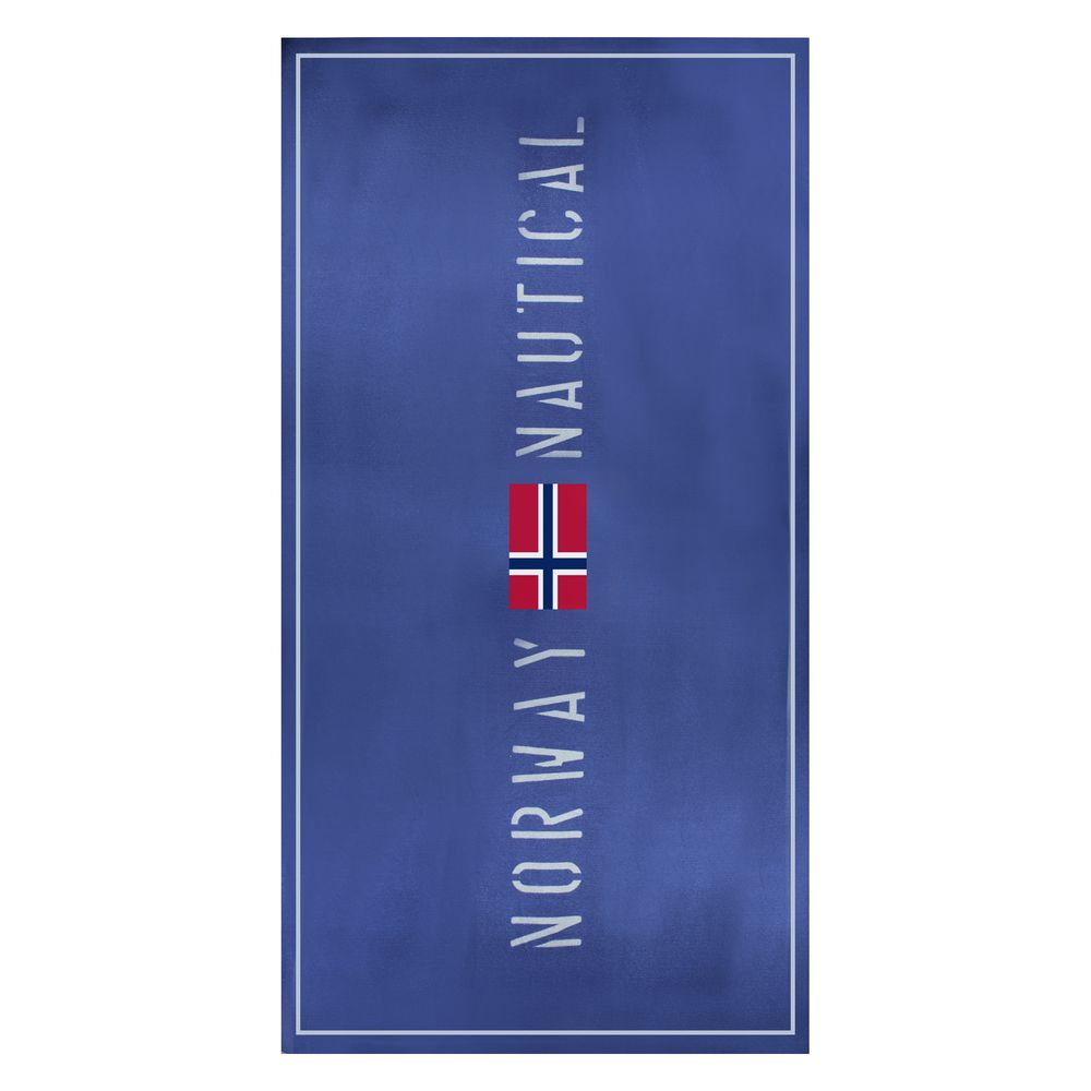 Norway 1963 Blue Polyester Swimwear & Embroidered Beach Towel