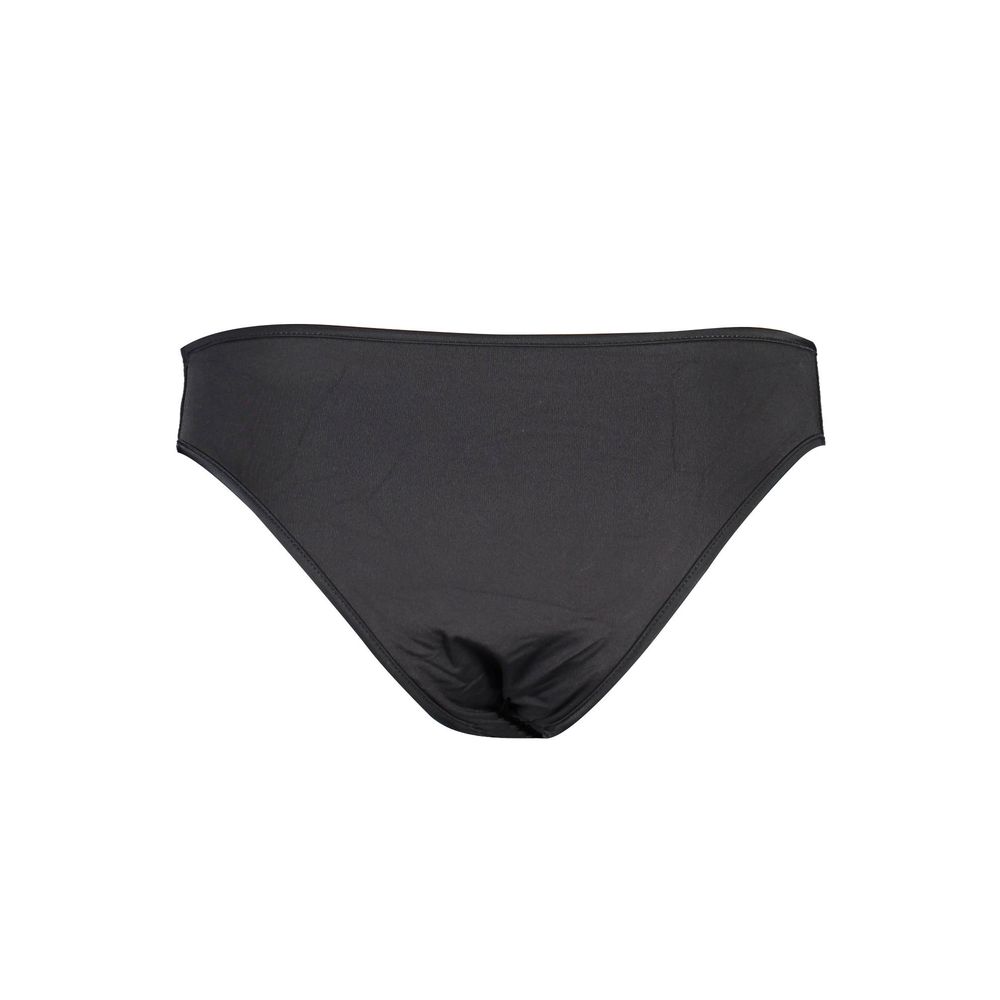 Karl Lagerfeld Black Elastane Swimwear Briefs