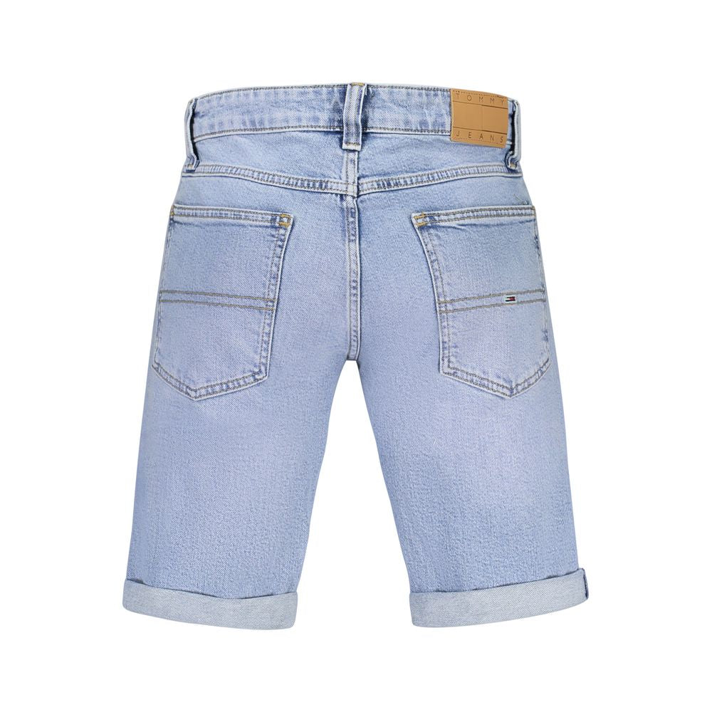 Tommy Hilfiger Blue Cotton Short Scanton Jeans