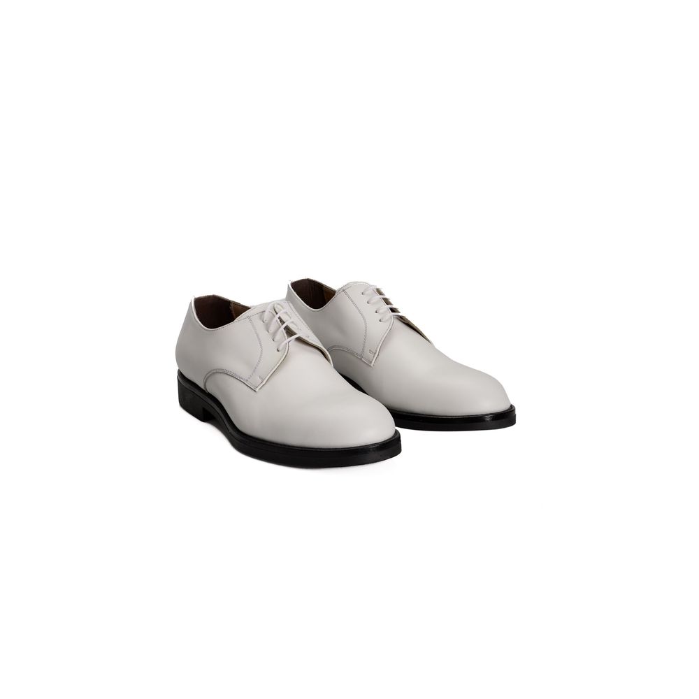 Roberto Pepe Luxury White Calfskin Loafer - Timeless Elegance