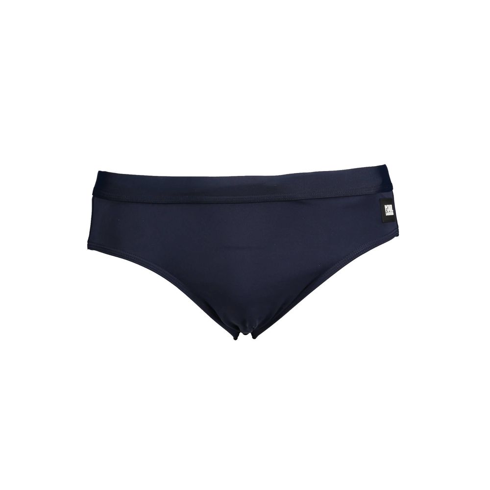 Karl Lagerfeld Blue Elastane Swimwear Briefs