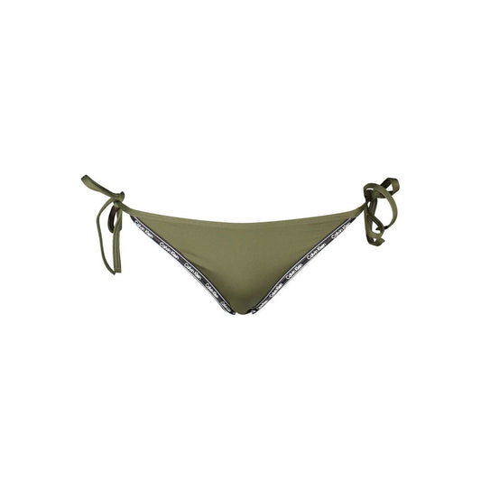 Calvin Klein Green Polyester Swim Briefs