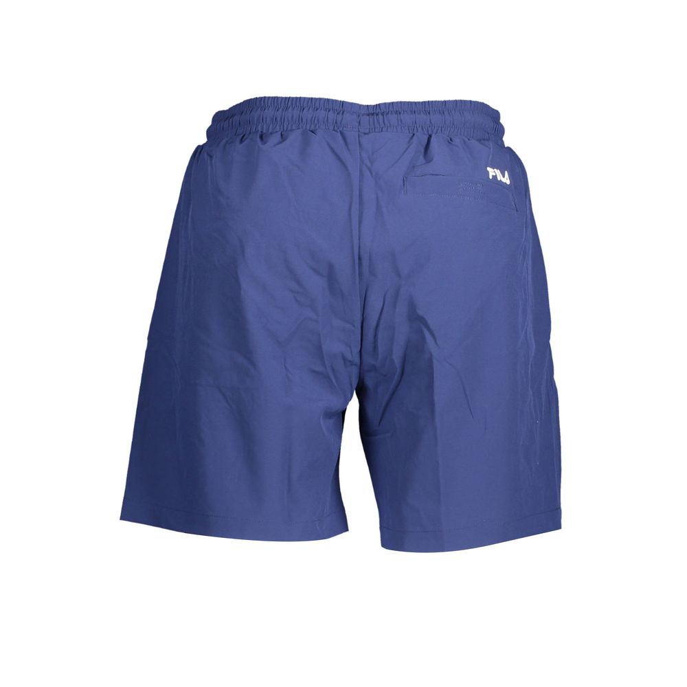Fila Blue Polyester Swimwear - Beach Boxers