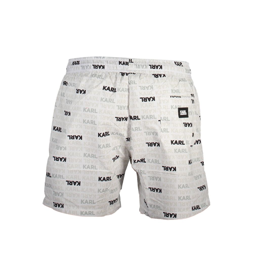 Karl Lagerfeld White Polyester Modern Beach Boxer