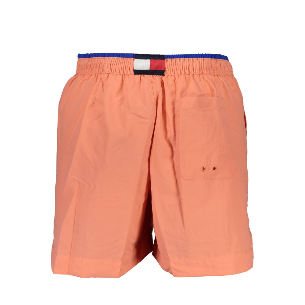 Tommy Hilfiger Pink Nylon Swimwear - Medium Beach Boxer