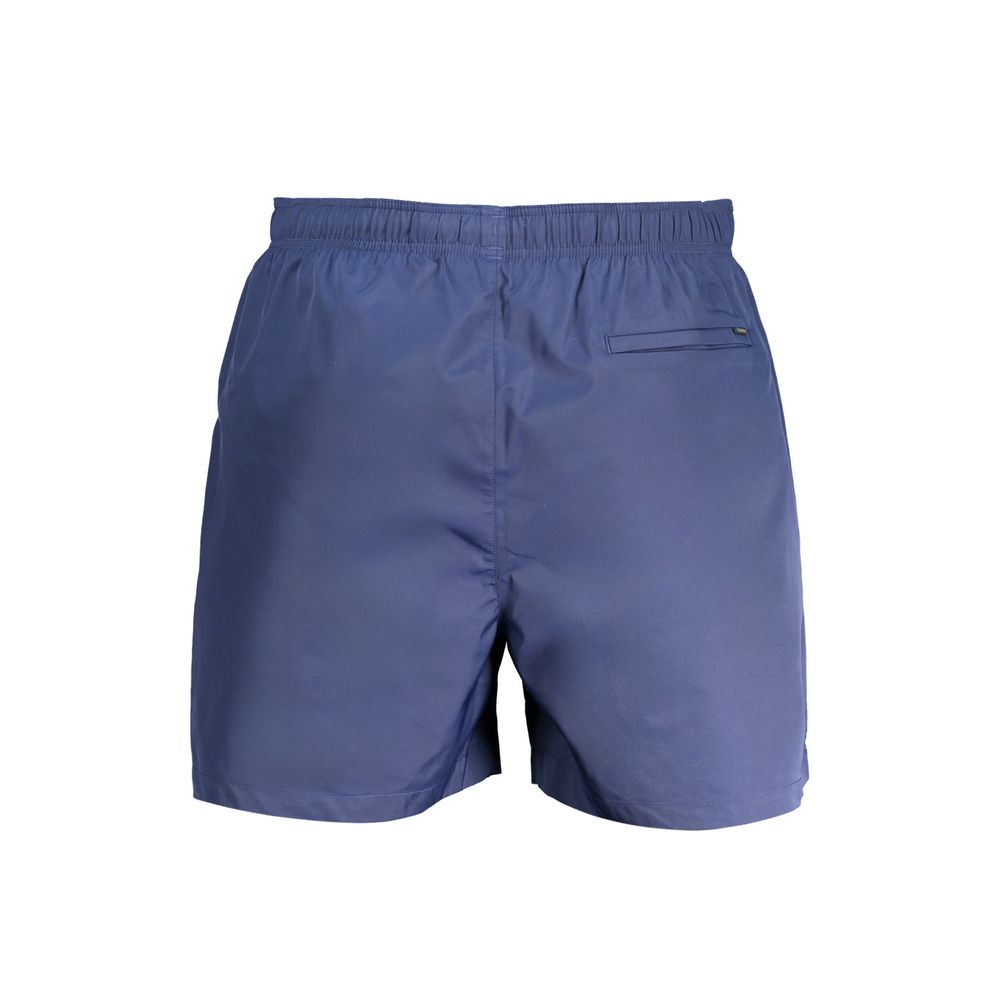 Calvin Klein Blue Polyester Swimwear - Medium Swimming Boxer