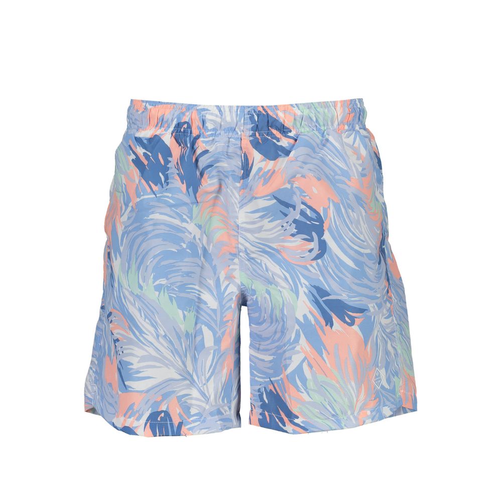 Gant Blue Polyester Swimwear - Stylish Swim Boxer with Pockets