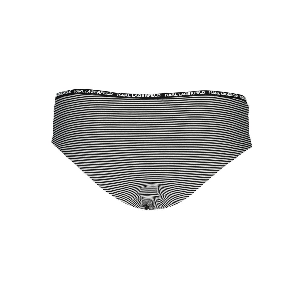 Karl Lagerfeld Black Elastane Swimwear - Iconic Swim Briefs