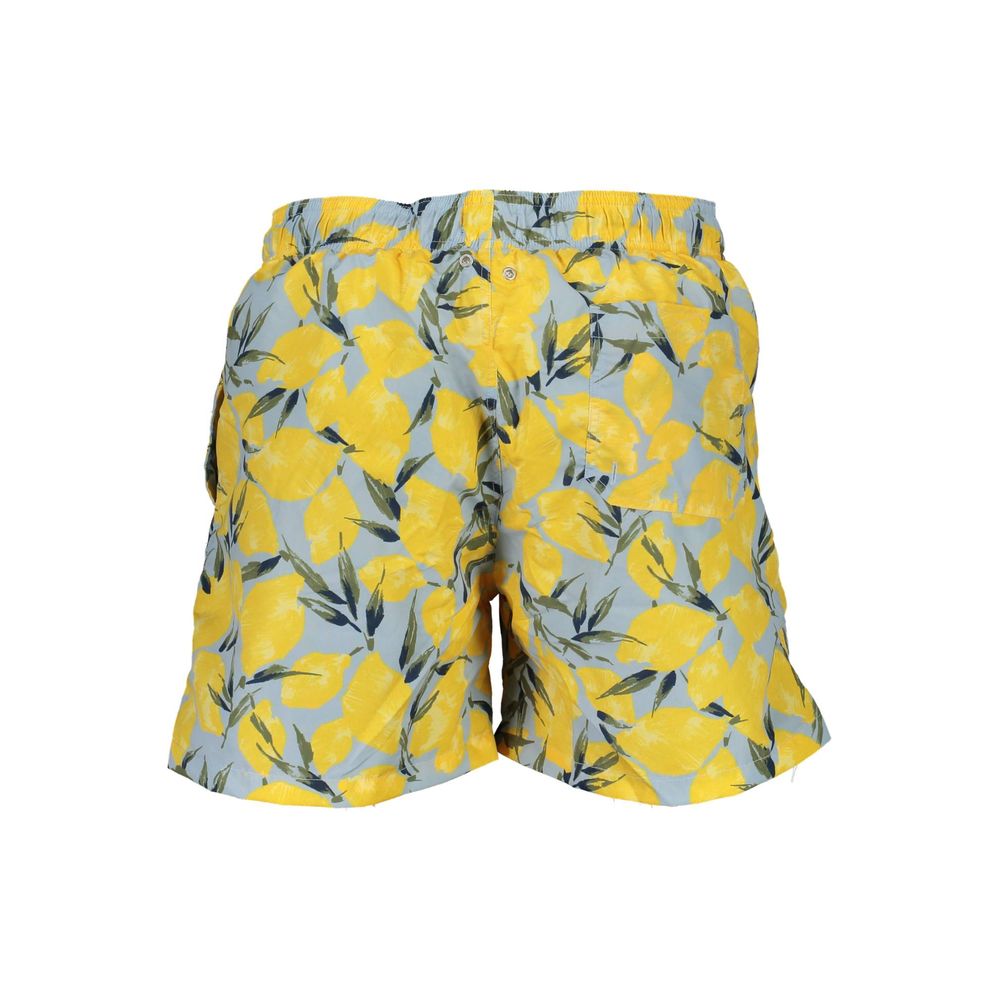 Gant Blue Polyester Swimwear - Swim Boxer with Pockets