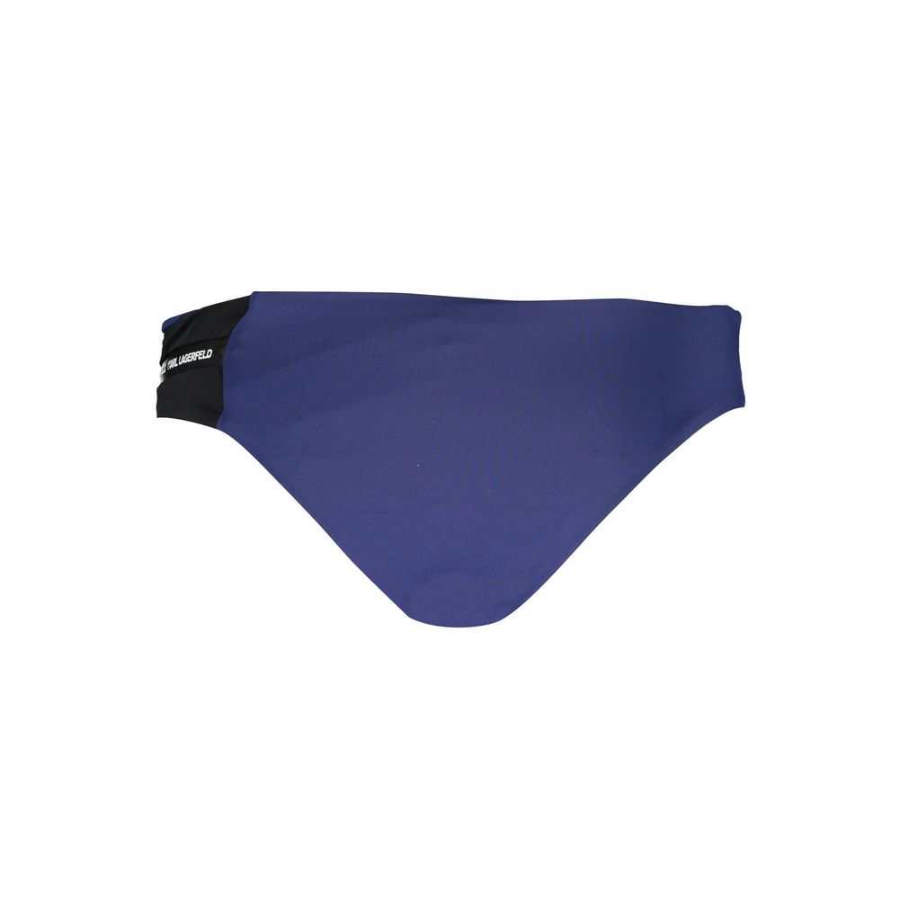 Karl Lagerfeld Blue Elastane Swimwear Briefs
