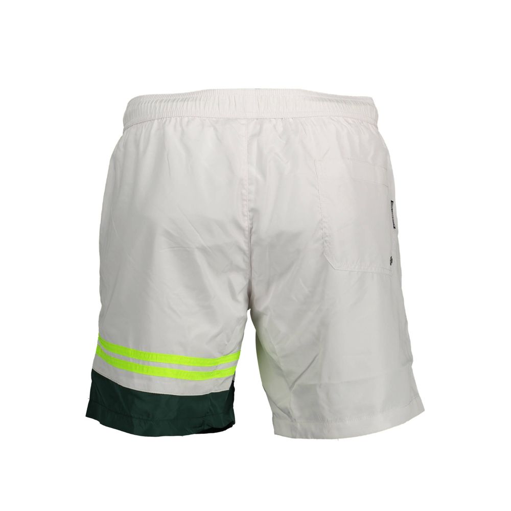 Karl Lagerfeld White Polyester Swimwear Boxers