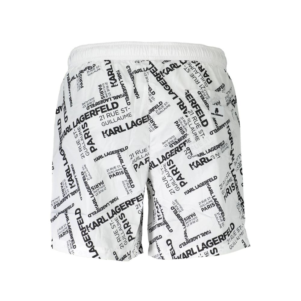 Karl Lagerfeld White Polyester Swimwear