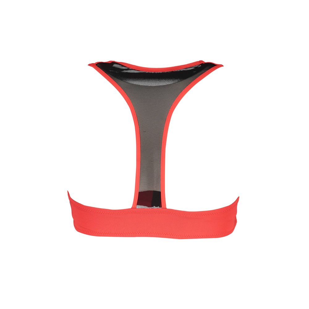 Karl Lagerfeld Red Elastane Swimwear – Sporty Chic Awaits