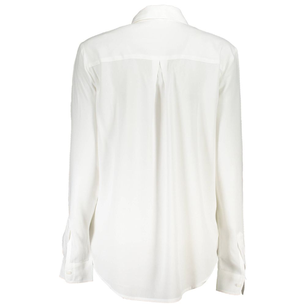 Desigual White Viscose Long Sleeve Shirt