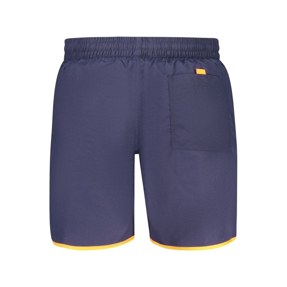 Norway 1963 Blue Polyamide Swimwear: Adventure-Ready Swim Boxers